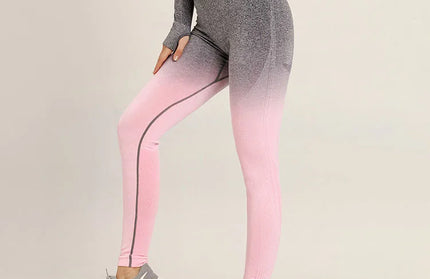 Gradient Seamless Gym Clothing Set