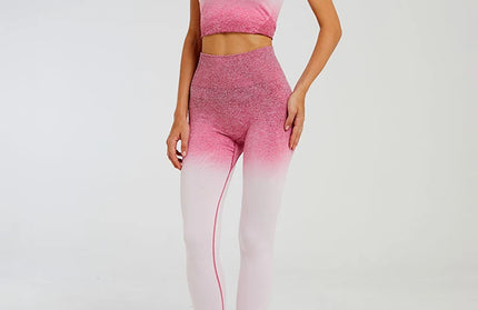 Gradient Seamless Gym Clothing Set