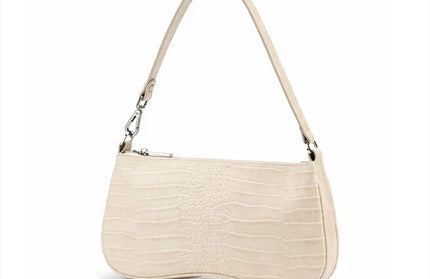 Imitation Crocodile ShoulderLeather Bag