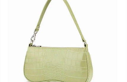 Imitation Crocodile ShoulderLeather Bag