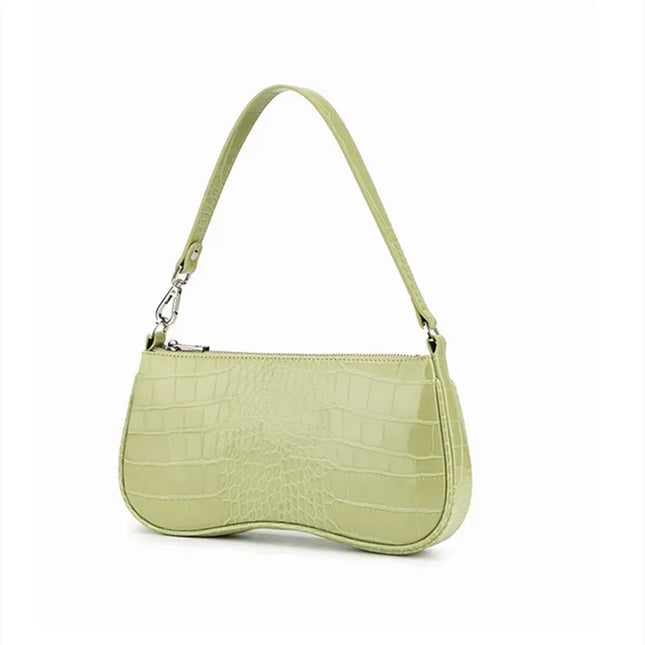 Imitation Crocodile ShoulderLeather Bag