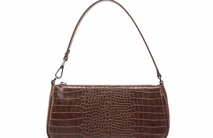 Imitation Crocodile ShoulderLeather Bag