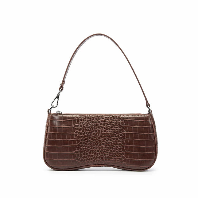 Imitation Crocodile ShoulderLeather Bag