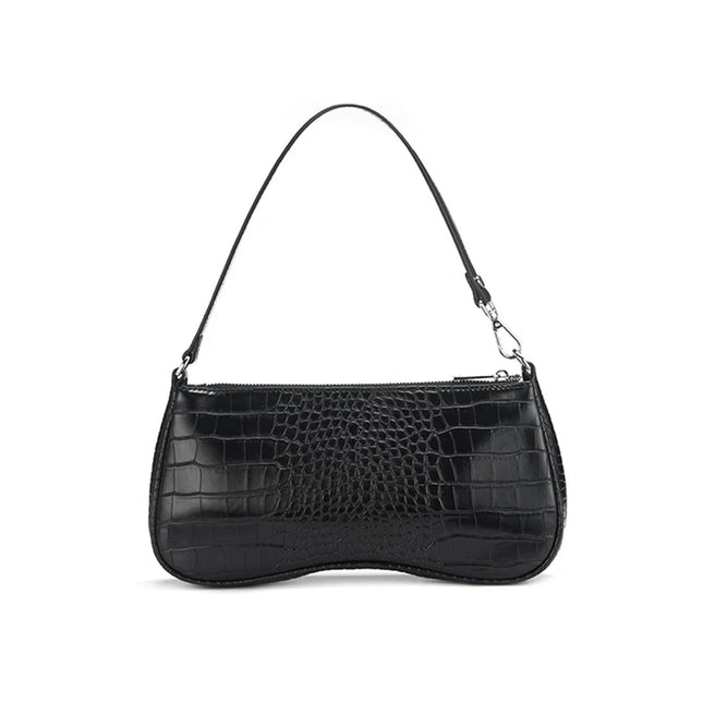 Imitation Crocodile ShoulderLeather Bag