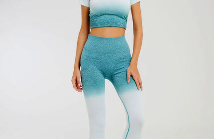 Gradient Seamless Gym Clothing Set