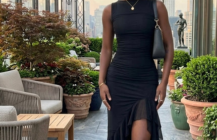 Elegant Pleat Dress