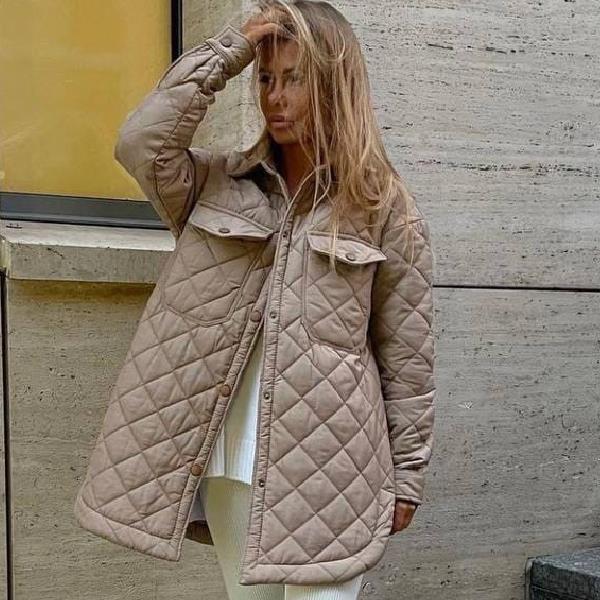 Long Buttoned Loose Jacket