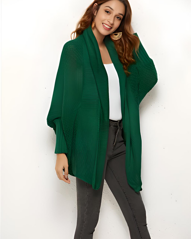 Open Front Batwing Sleeve Cardigan - Hey Love Boutique