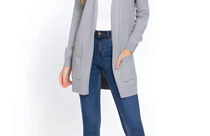 Open Front Long Sleeve Cardigan - Hey Love Boutique