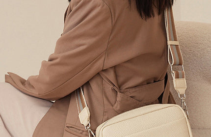 Solid color PU messenger bag women's small bag ladies shoulder bag small square bag - Hey Love Boutique