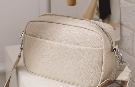Solid color PU messenger bag women's small bag ladies shoulder bag small square bag - Hey Love Boutique