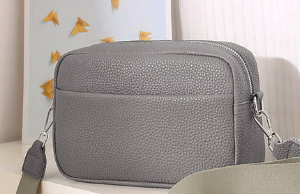 Solid color PU messenger bag women's small bag ladies shoulder bag small square bag - Hey Love Boutique