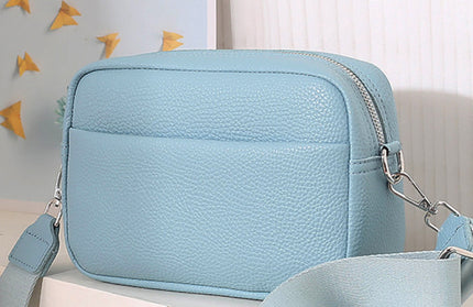 Solid color PU messenger bag women's small bag ladies shoulder bag small square bag - Hey Love Boutique