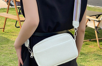Solid color PU messenger bag women's small bag ladies shoulder bag small square bag - Hey Love Boutique