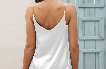 Silk Suspender Blouse