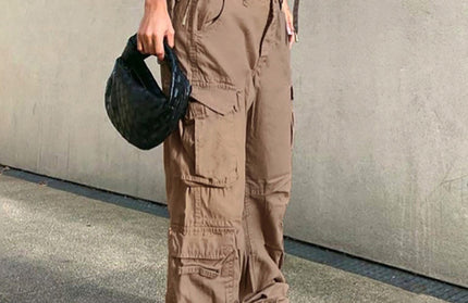 Straight Retro Daddy Cargo Pants