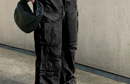 Straight Retro Daddy Cargo Pants