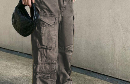 Straight Retro Daddy Cargo Pants