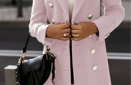 Double Breasted Woolen Coat