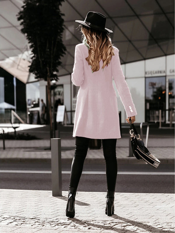 Double Breasted Woolen Coat