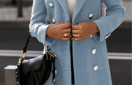 Double Breasted Woolen Coat