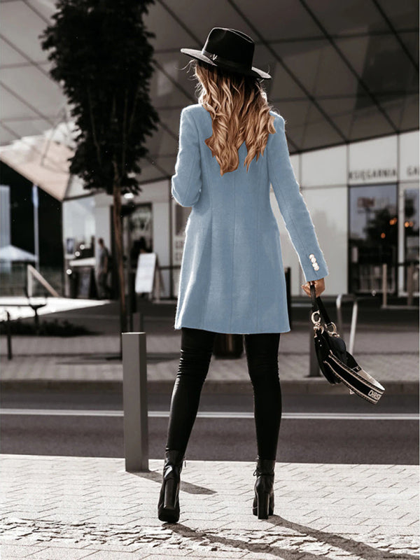 Double Breasted Woolen Coat
