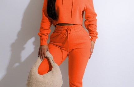 Casual Hooded Sweatsuit Set