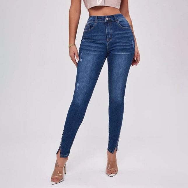 High Waist Stretch Jeans