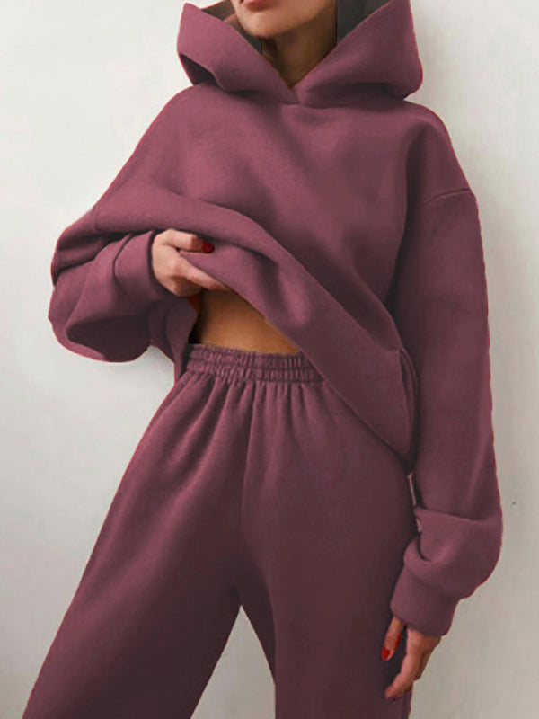 Thickened Long Sleeved Hooded Suit