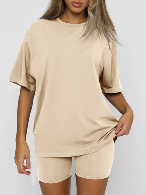 Casual Short-Sleeved + Shorts 2 Pcs Set