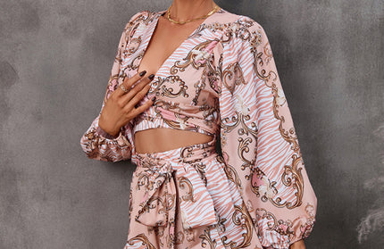 Long-Sleeved Jumpsuit