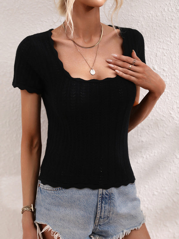 Stitching Pullover Loose Shirt
