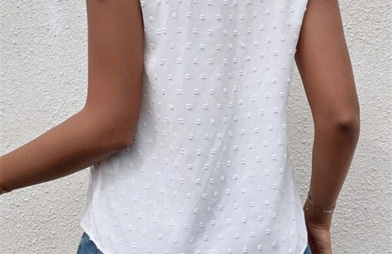 Panel Lace Trim Blouse