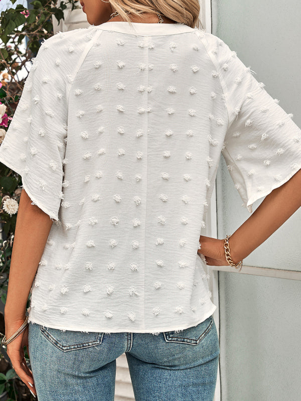 Casual Pom Pom Shirt