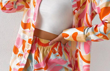 Long Sleeved Shirt + Shorts Set