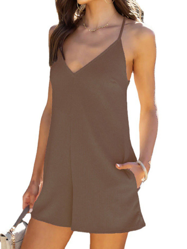 Suspenders Casual Loose Jumpsuit