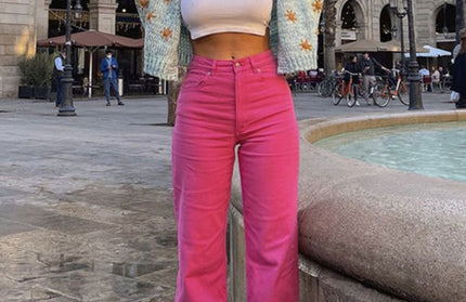 Thin High Waist Jeans