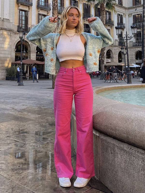 Thin High Waist Jeans