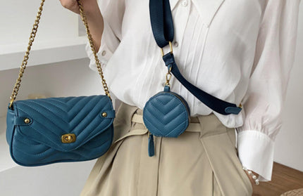 shoulder bag high sense chain messenger bag small bag - Hey Love Boutique