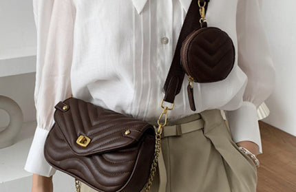shoulder bag high sense chain messenger bag small bag - Hey Love Boutique