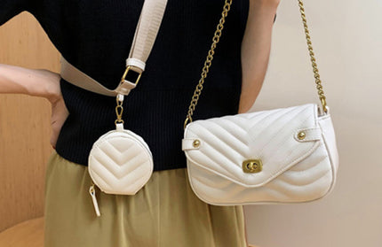 shoulder bag high sense chain messenger bag small bag - Hey Love Boutique