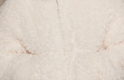 Plush Cropped Wool Coat