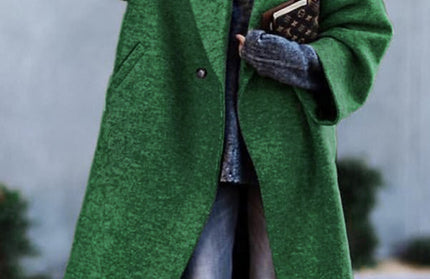 Beltless Loose Woolen Jacket
