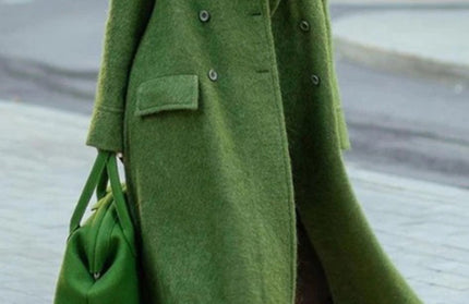 Beltless Loose Woolen Jacket