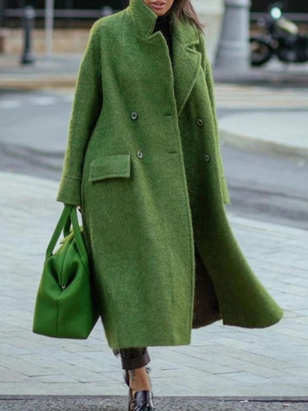 Beltless Loose Woolen Jacket
