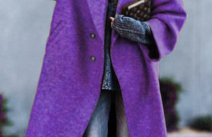 Beltless Loose Woolen Jacket