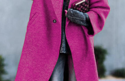 Beltless Loose Woolen Jacket