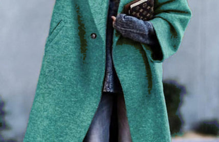 Beltless Loose Woolen Jacket