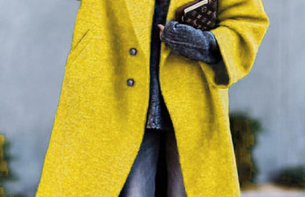 Beltless Loose Woolen Jacket