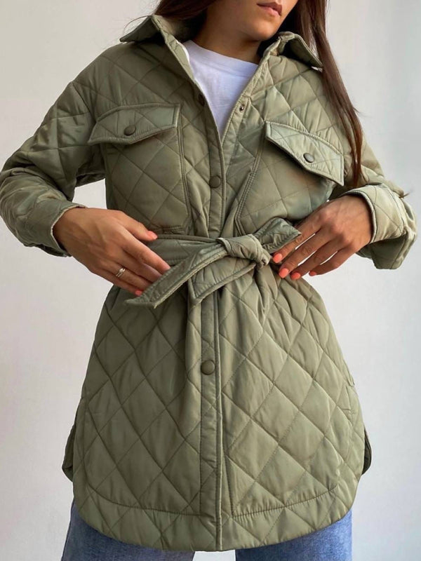 Long Buttoned Loose Jacket